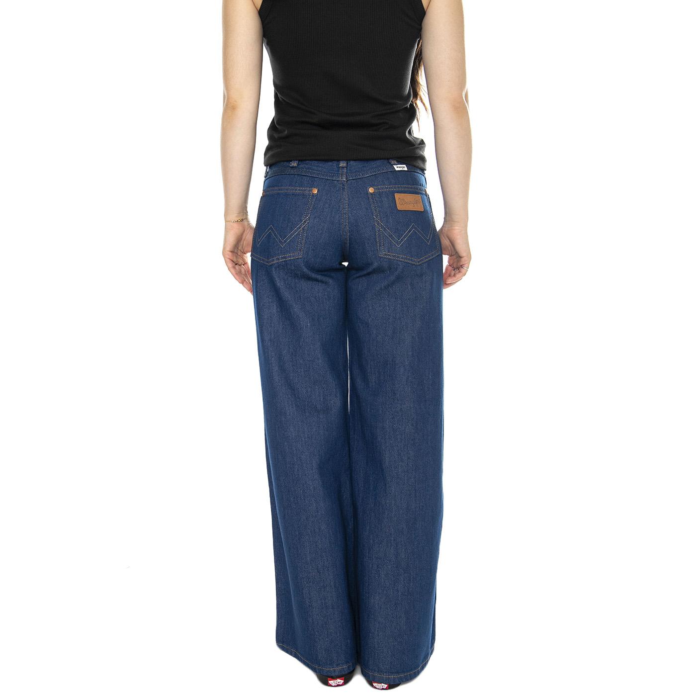 World Wide Magnetic Pull - Pantaloni Denim Jeans Donna Blu 112350735  WRANGLER 