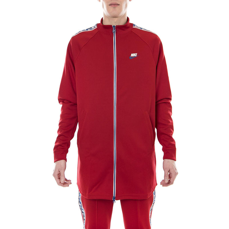 M NSW TAPED TRACK JKT POLY GYM RED/GYM BLUE/SAIL AJ2681-687  NIKE 