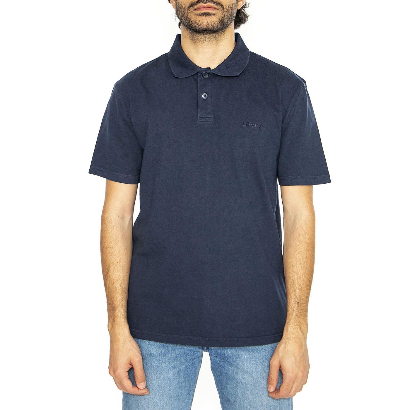 Authentic Polo Navy Blazer Garment Dye A - Polo Uomo Blu A6735-0001  LEVIS 