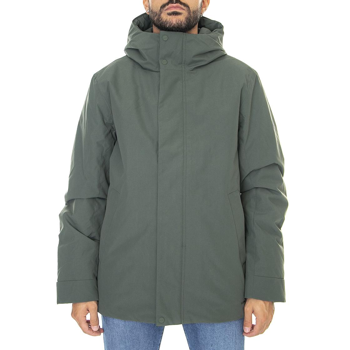 M´s Jacket Barnard Juniper Green Taslan - Giacca Invernale con Cappuccio Uomo Verde 330100-093  ELVINE 