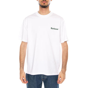 OS FIT ARCHIVE LOGO T-SHIRT - Maglietta Girocollo Uomo Bianca MTS1569 WH11 BARBOUR 