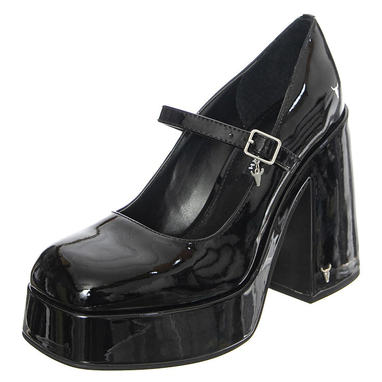 W' Kisses Patent Black - Scarpe Donna Nere KISSPAT-BLK  WINDSOR SMITH 