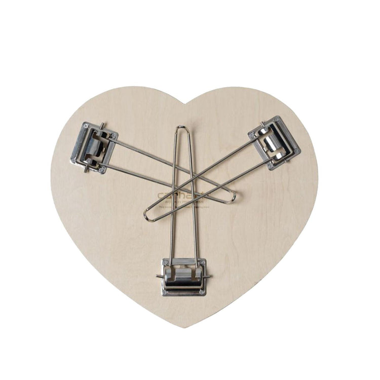 Heart Folding Table Black / White - Tavolino con Logo e Gambe Pieghevoli Nero I035830.0D2XX  CARHARTT WIP 