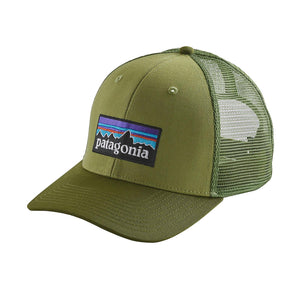 P-6 Logo Trucker Hat Crag Green 38017-CRGN  PATAGONIA 