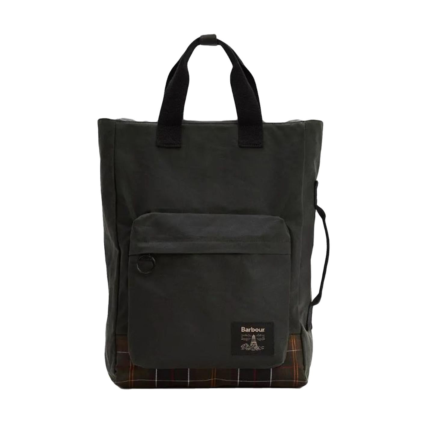 Field Wax Backpack Sage - Zaino Verde UBA0714 SG91 BARBOUR 