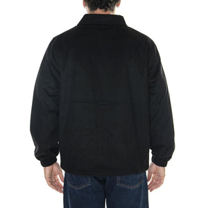 MLB Coaches Jacket Nevyan Black / White - Giacca Invernale Uomo Nera 60424437  NEW ERA 