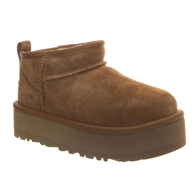 UGG Classic Ultra Mini Platform Chestnut - Stivali Bambino Marroni 1157791K CHE UGG 