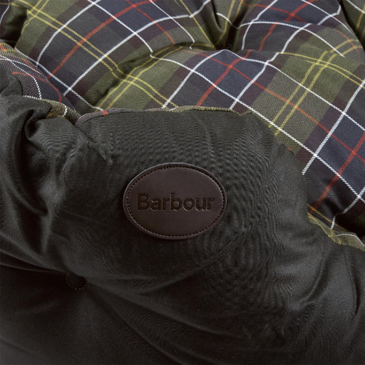 Wax Cotton Dog Bed 35IN Classic / Olive - Cuccia per Cane Tartan / Marrone DAC0020-TN11-FW23  BARBOUR 