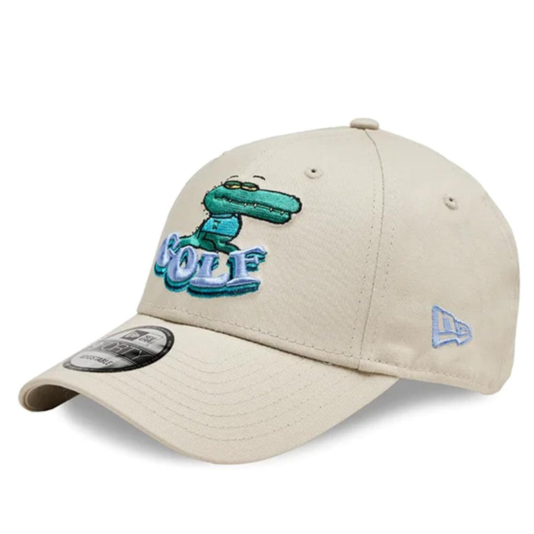 NE Golf Gator 9Forty New Era Grey Stone - Cappellino con Visiera Beige 60487716  NEW ERA 