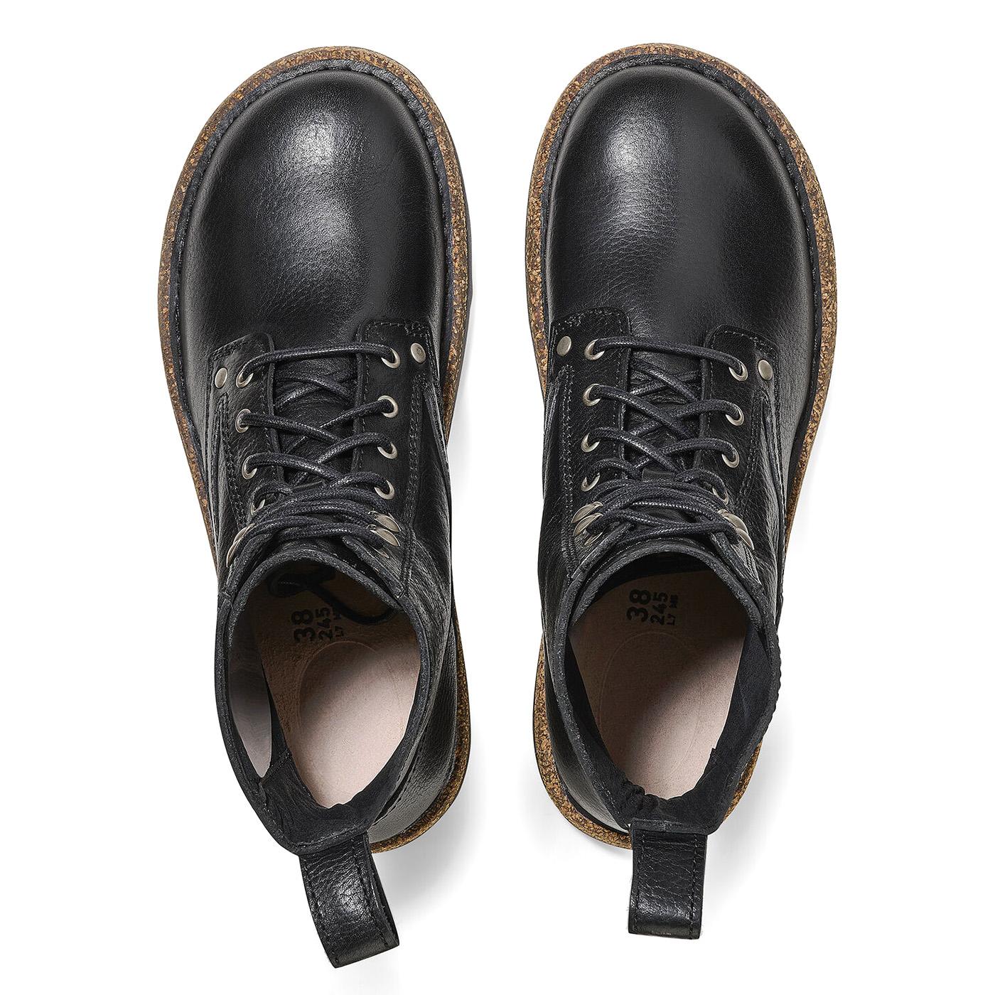 Bryson Men Black Natural Leather Grained Boots - Stivaleti Uomo Neri 1025189  BIRKENSTOCK 