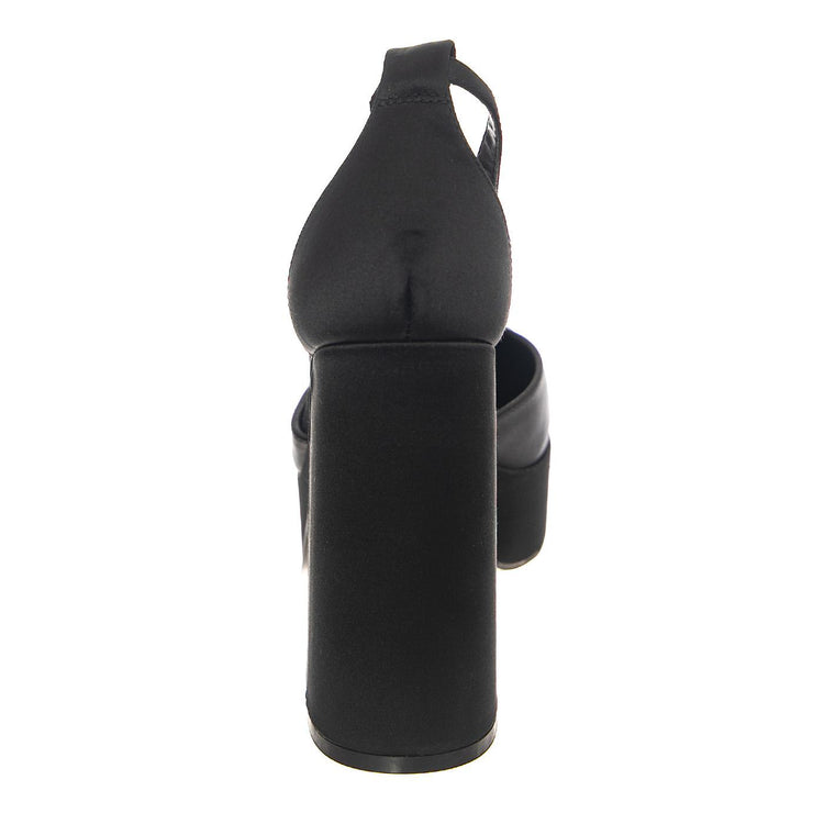 W' Londyn-Black Satin - Sandali Donna Neri SMLOND04S1-BLK  STEVE MADDEN 