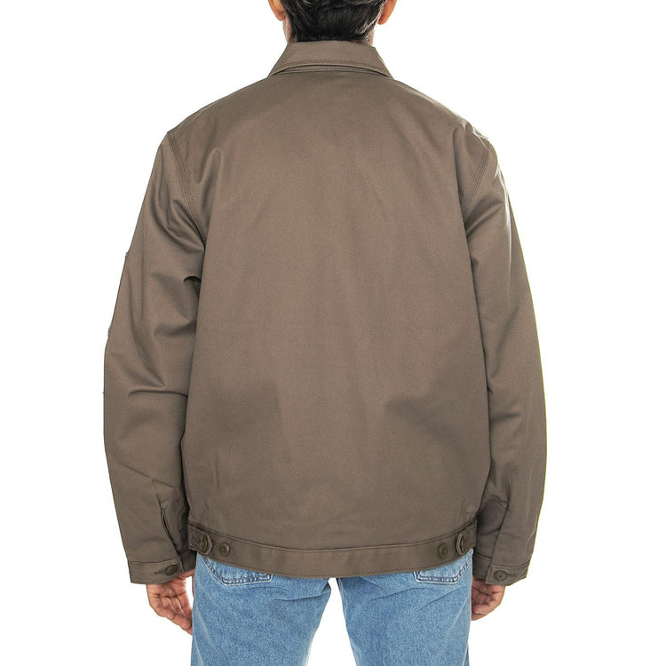M Lined Eisenhower Jacket Rec Mushroom - Giacca Uomo Marrone DK0A4XK4MR11  DICKIES 