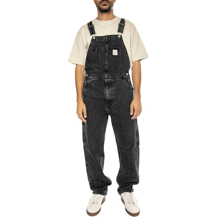 RT Overall Darkly Wash Overall Black - Salopette Denim Jeans Uomo Nera 79107-0023  LEVIS 