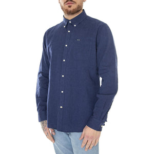 Nelson Tailored Shirt Indigo - Camicia Uomo Blu MSH5090-IN32-SS23  BARBOUR 