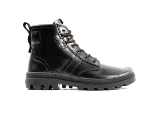 Pallabrousse Tact Lth Black - Scarpe Stringate Profilo Alto Uomo Nere PAS08837-008-M  PALLADIUM 