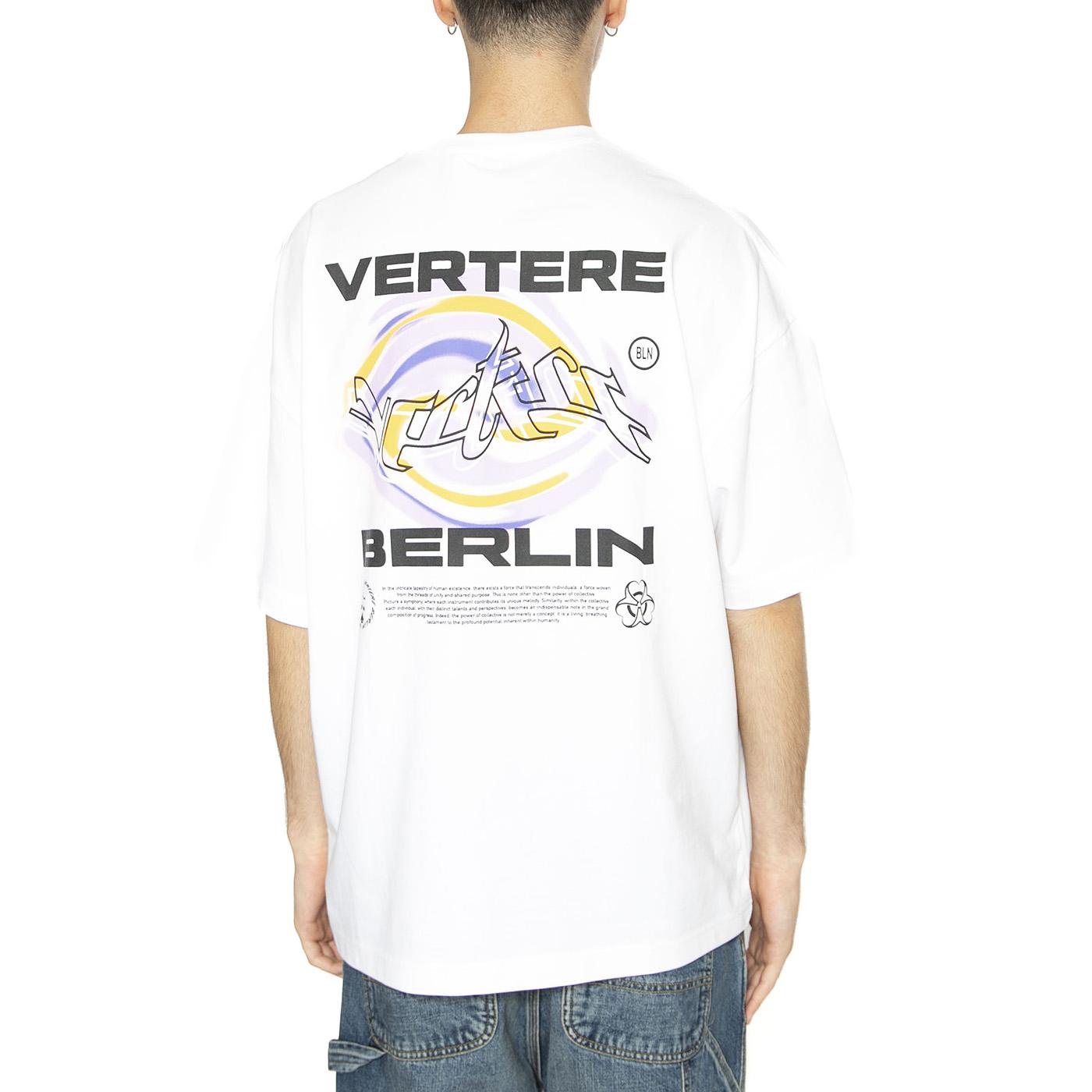 Hypno T-Shirt White - Maglietta Girocollo Uomo Bianca VER-T287-WHT  VERTERE BERLIN 