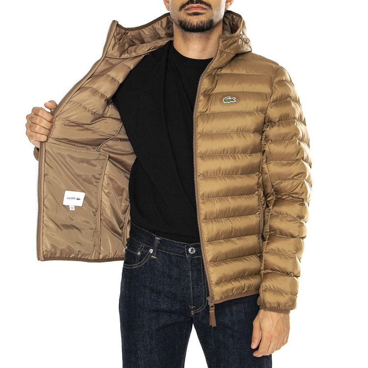 Blusone BH2909-SIX Brown - Giacca con Cappuccio Uomo Marrone BH2909-SIX  LACOSTE 