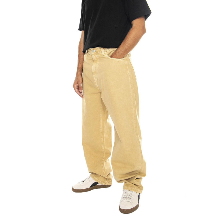 Landon Pant Bourbon stone dyed - Pantaloni Uomo Beige I033749.1YH4J  CARHARTT WIP 
