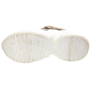 Track Tiger - Scarpe Stringate Profilo Basso Donna Bianche / Multicolore NWSTRACK-TIGER  NAKED WOLFE 