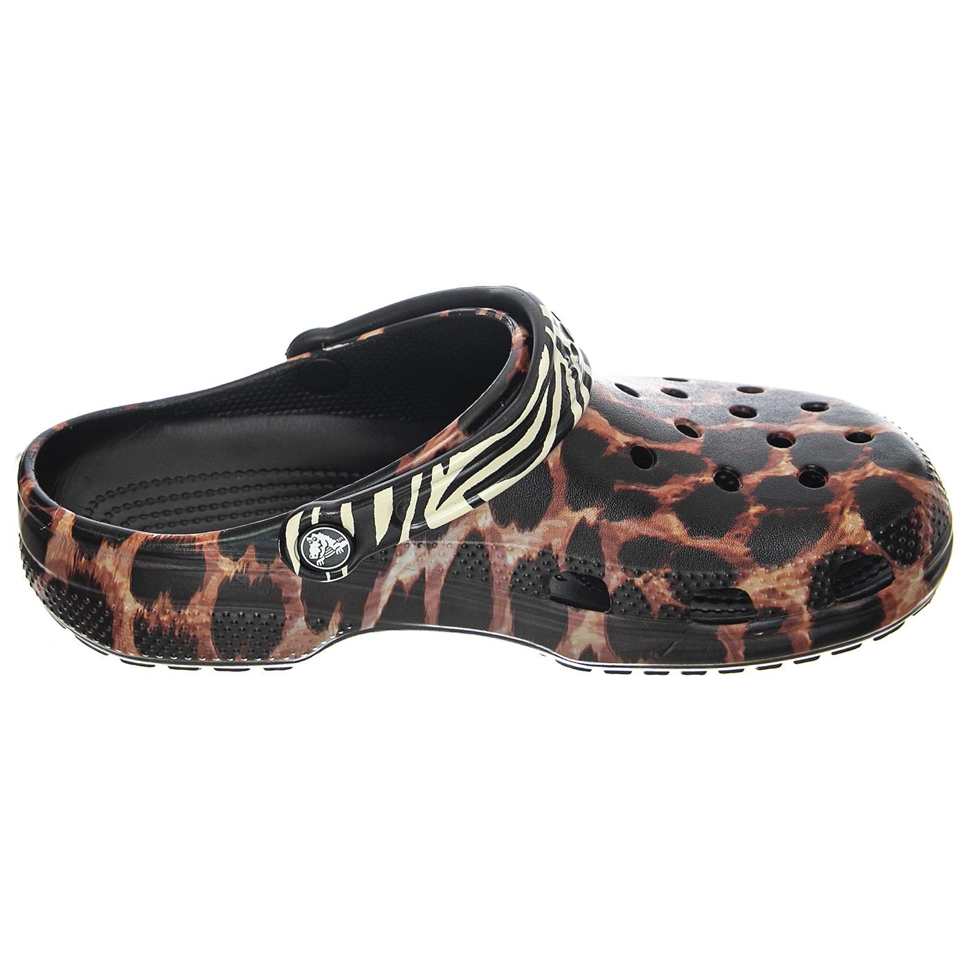 Classic Animal Remix Clog W Black/Multi Animal - Sandali Donna Multicolore CR.207840-BKMA  CROCS 