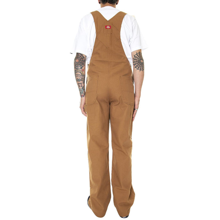Bib Overall Loose Fit Rinsed Brown - Salopette Denim Jeans Uomo Marrone DK0DB100RBD1  DICKIES 