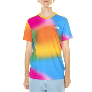 M' Simple S/S Dome Tee EU Spring Snc Blue / Gradient Print - Maglietta Girocollo Uomo Multicolore NF0A2TX5IAX1  THE NORTH FACE 