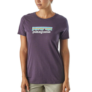 W s Pastel P-6 Logo Cotton Crew T-Shirt Piton Purple 39079-PTPL  PATAGONIA 