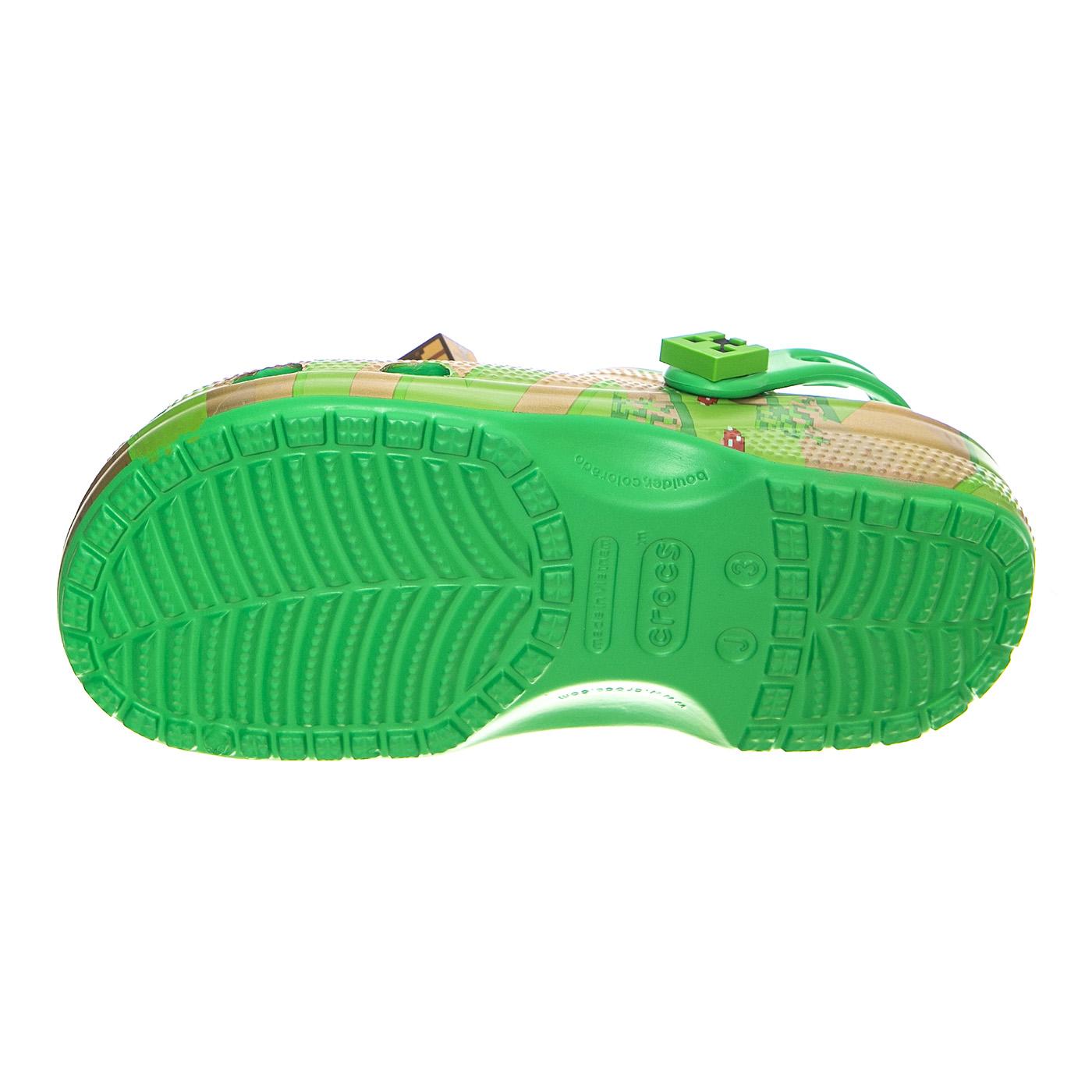 Kids Cls Elevated Minecraft Clog K Military - Sandali Bambino Verdi CR.208473-MLT  CROCS 