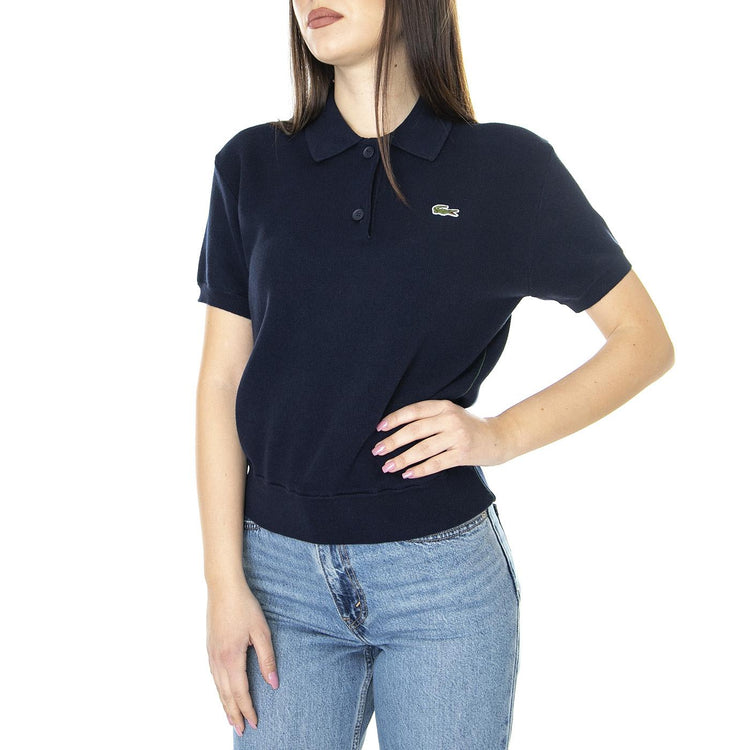 Pullover 166 - Polo Donna Blu AF5639-166  LACOSTE 