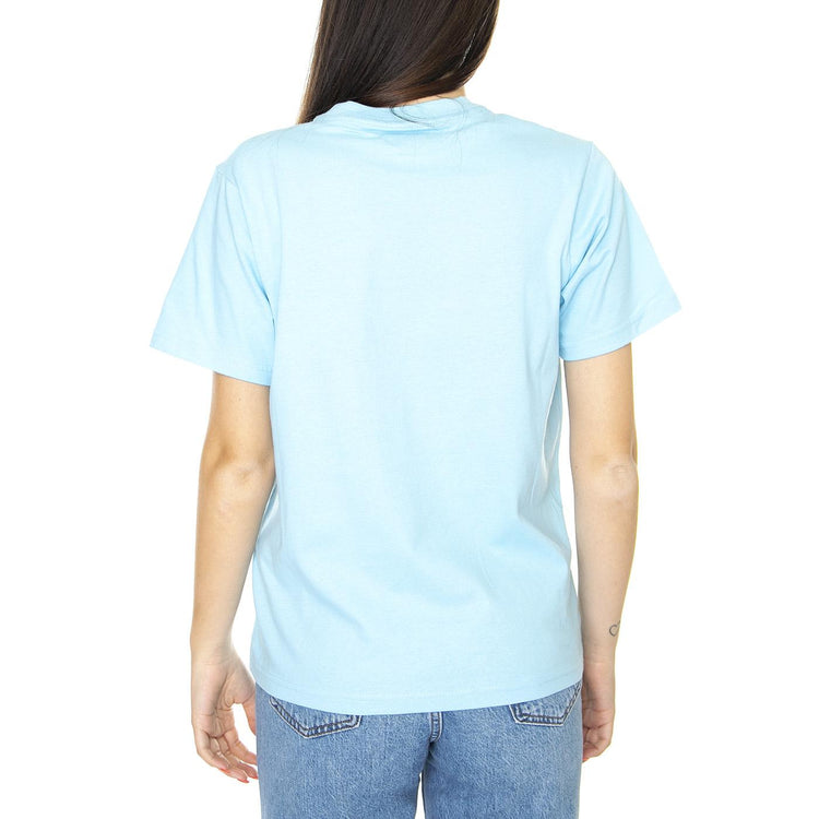 W' Ingo Logo Tee Sky Blue - Maglietta Girocollo Donna Blu DK0A4XCAE651  DICKIES 