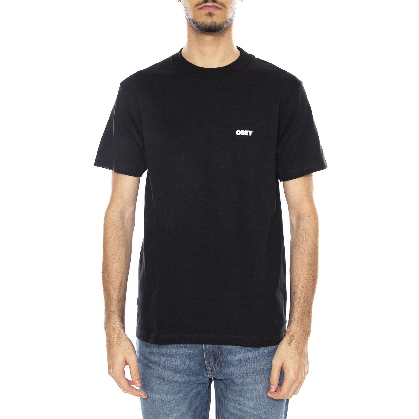 Obey Alternate Reality Tee -- Maglietta Girocollo Uomo Nera 165264140 BLK OBEY 