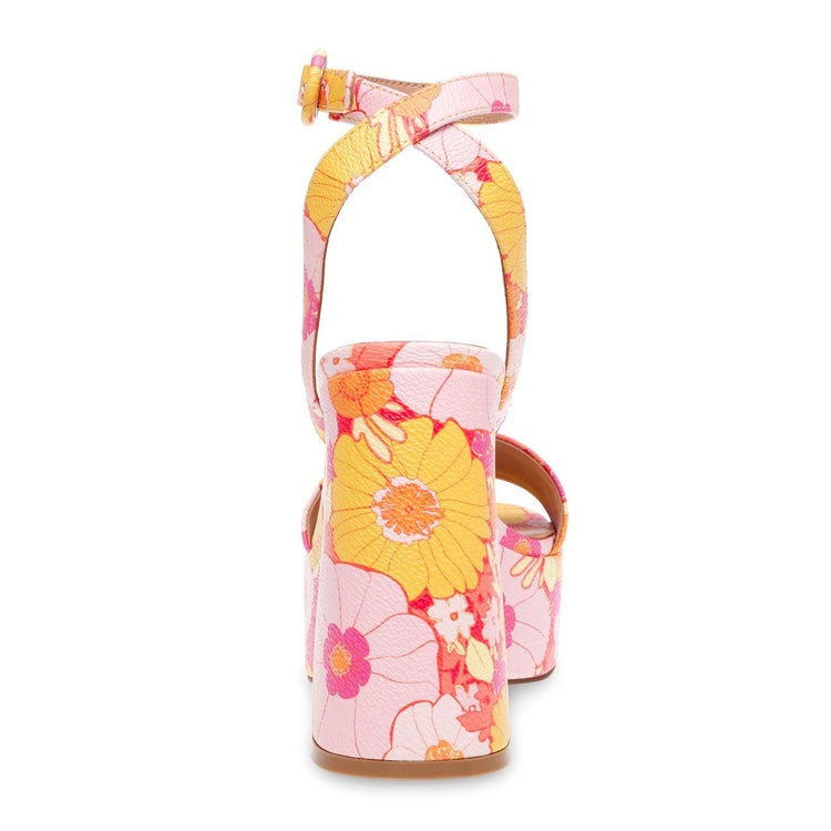 Paysin Pink Flora Printed PU - Sandali Donna Multicolore SMSPAYSIN-PNK  STEVE MADDEN 