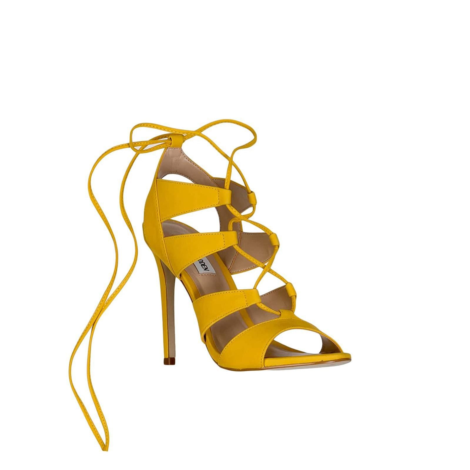 SANDALIA YELLOW NUBUCK SMSSANDALIA-YELLOW  STEVE MADDEN 