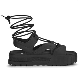 W' Mayze Sandal Laces PUMA Black / PUMA White - Sandali Donna Neri 388950-02  PUMA 