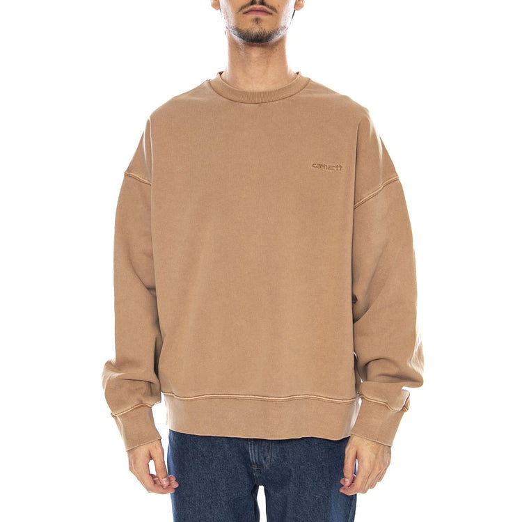 Benton Sweat Peanut - Felpa Girocollo Uomo Beige I035436.2FSGD  CARHARTT WIP 