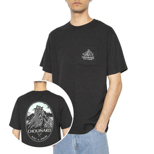 M's Chouinard Crest Pocket Responsibili-Tee INBK - Maglietta Girocollo Uomo Nera 37770-INBK  PATAGONIA 
