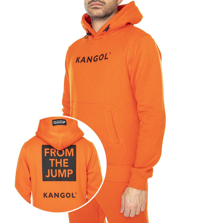 Essential Cherry Glow - Felpa con Cappuccio Uomo Arancione KAF22UHDS102-118  KANGOL 