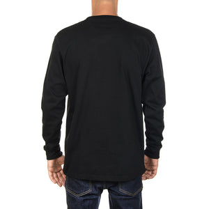 L/S CHASE T-SHIRT 100% Cotton Single Jersey, 238 g/m? Black / Gold I022923.89.90.03  CARHARTT WIP 