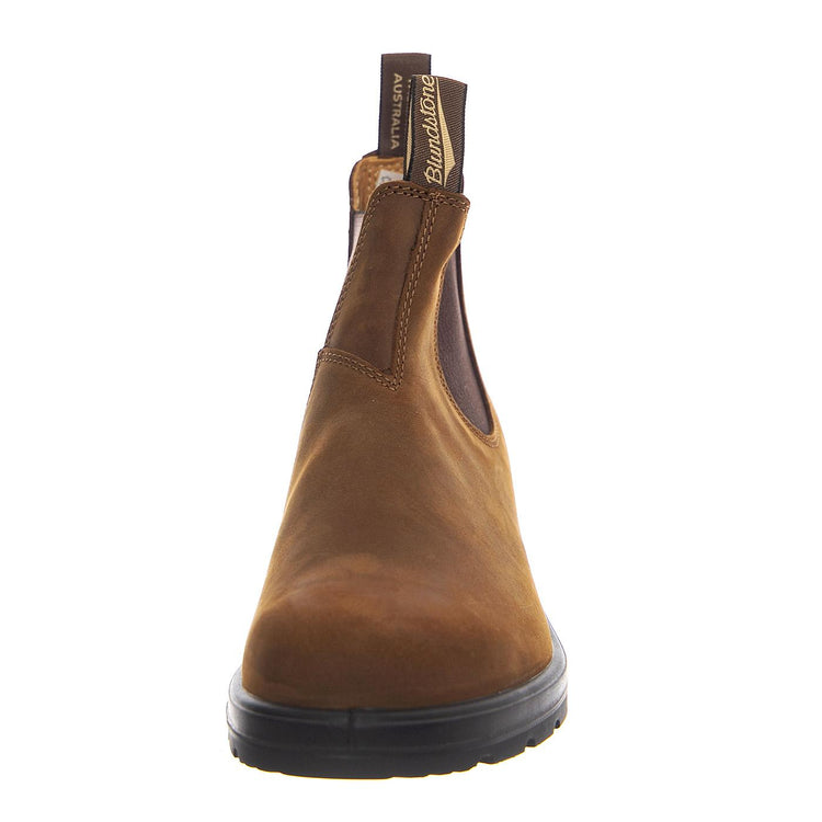 562 Saddle Brown Boots - Stivaletti Profilo alla Caviglia Uomo Marrone 562-SADDLE BROWN  BLUNDSTONE 
