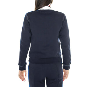 Sweatshirt SF1654-166 Blue - Felpa Donna Blu SF1654-166  LACOSTE 