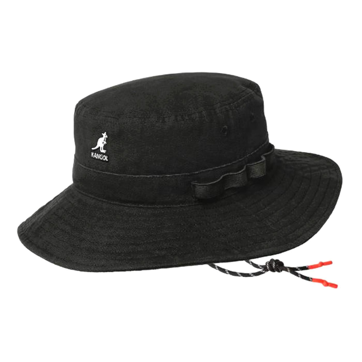 Utility Cords Jungle Hat Coal - Cappellino con Visiera Nero K5302-CO028  KANGOL 