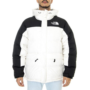M Himalayan Down Parka Gardenia White - Giacca Invernale con Cappuccio Uomo Bianca NF0A4QYXN3N1  THE NORTH FACE 