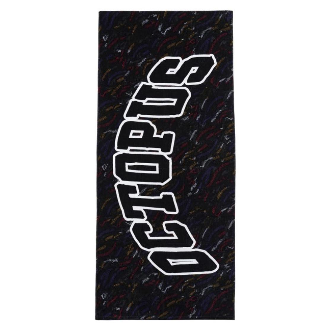 Octopus Deco - Telo da Mare Nero / Bianco 22S0TW01  OCTOPUS 