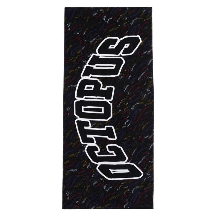 Octopus Deco - Telo da Mare Nero / Bianco 22S0TW01  OCTOPUS 