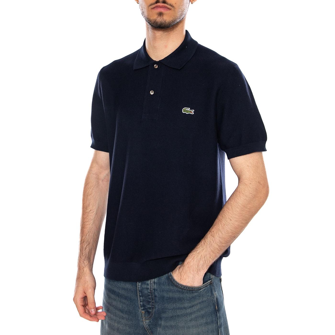 POLO LACOSTE IN MAGLIA - Polo Lacoste Uomo Blue AH1043 166 LACOSTE 