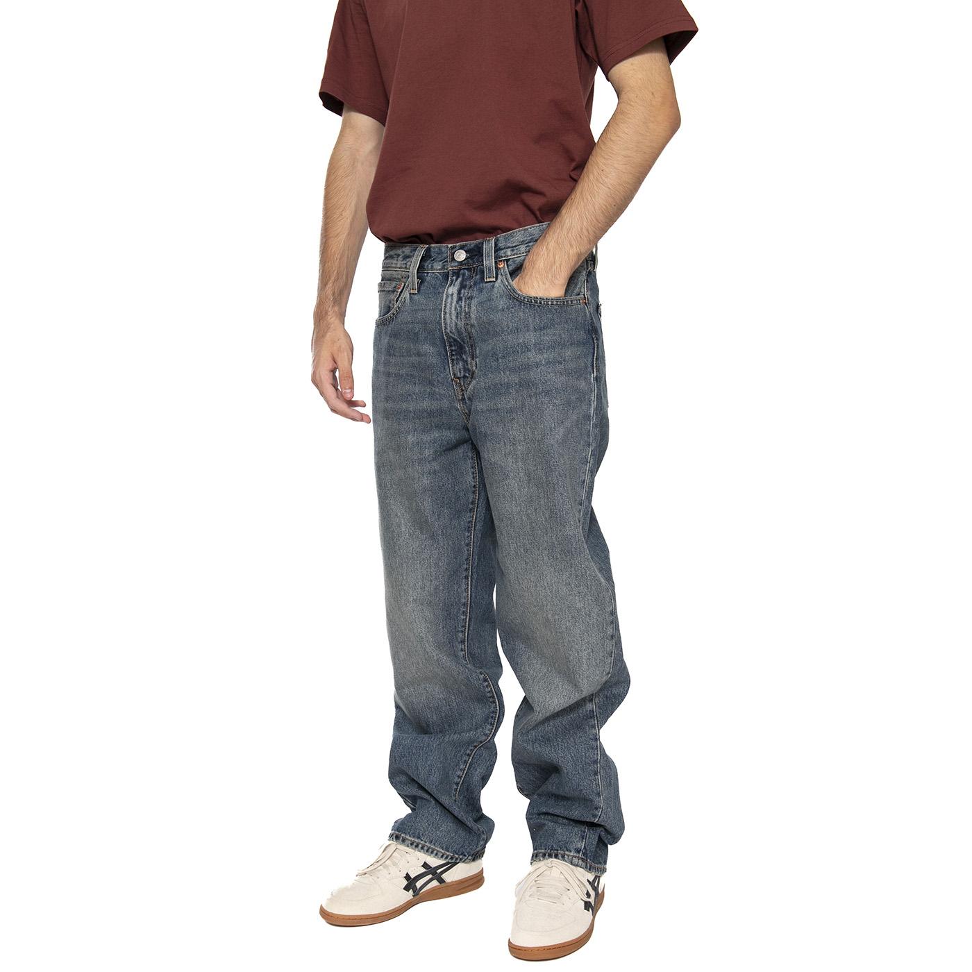 568 Loose Straight Aisle Seat Dark Indigo - Pantaloni Uomo Blu 29037-0059  LEVIS 