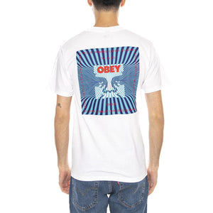 Obey Disinformation Resistance Tee -- Maglietta Girocollo Uomo Bianca 165264139 WHT OBEY 