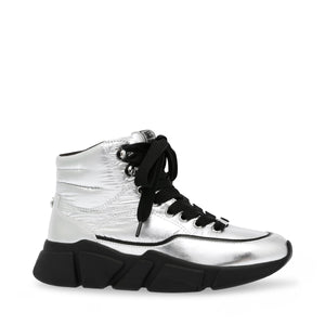 Gameplan Silver - Scarpe Stringate Profilo Alto Donna Argento SMPGAMEPLAN-SIL  STEVE MADDEN 