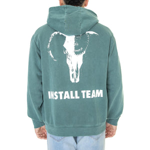 NYS Install Team Hoodie Forest - Felpa con Cappuccio Uomo Verde DK0A4Y4DFTX1  DICKIES 