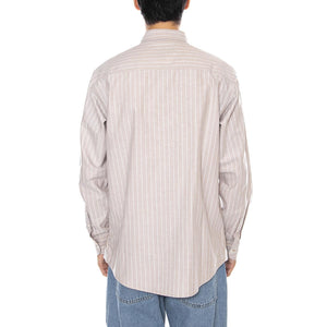 L/S Cassel Shirt Cassel Stripe, Peanut / White - Camicia Uomo Multicolore I035327.35EXX  CARHARTT WIP 